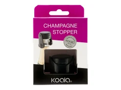 Rolha de Champanhe Preta Taste por Koala - Preserve a Frescura das suas Bolhas!^ Acessório Vinho E Bar
