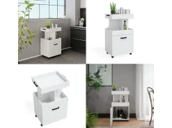 Móvel De Arrumação|Vicco Roll container 50x41x88.6 kamber Branco
