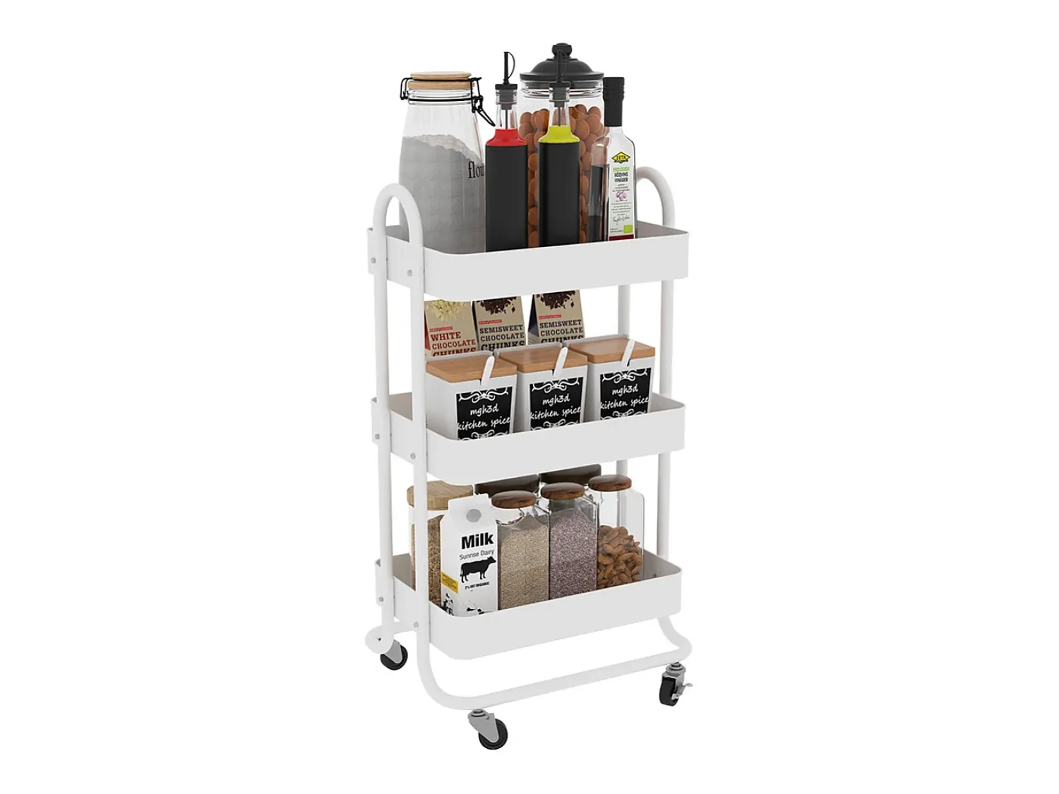 Vicco Roll container 45.9x34x78.7 tron^ Móvel De Arrumação