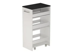 Vicco Roll container branco/antracite 30x46x84.8 rivo^ Móvel De Arrumação
