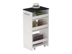 Vicco Roll container branco/antracite 30x46x84.8 rivo^ Móvel De Arrumação