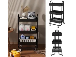 Móvel De Arrumação|Vicco Roll container 45.9x34x78.7 tron Preto