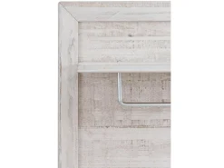 Cabide De Pé|Loft24 Rondo : Painel de parede com 8 ganchos em MDF Natur Branco