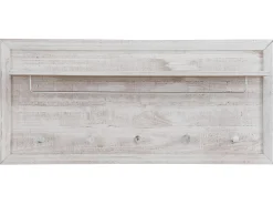 Cabide De Pé|Loft24 Rondo : Painel de parede com 8 ganchos em MDF Natur Branco