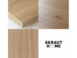 Best Skraut Home Roupeiro aberto, 180x35x145cm, Para quarto, dormitório, Barra e Prateleira, Carvalho Natural claro