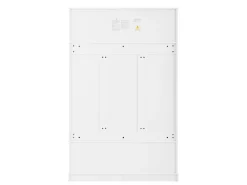 Hauss Spole Roupeiro com 3 portas, sapateira e 6 ganchos, simples e versátil 120×40×191 cm^ Móvel De Entrada