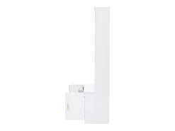 Móvel De Entrada*Hauss Spole Roupeiro com espelho, 2 gavetas e 2 portas - 90 x 40 x 180 cm Branco