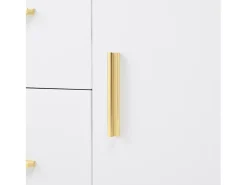 Móvel De Entrada*Hauss Spole Roupeiro com espelho, 2 gavetas e 2 portas - 90 x 40 x 180 cm Branco