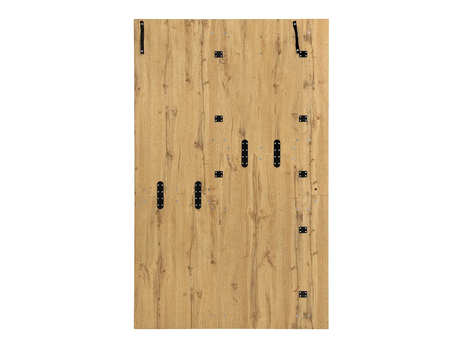 Hot Hauss Spole Roupeiro natural com 2 portas, espelho, suporte para guarda-chuvas e sapateira, multifunções 115 x 37 x 185 Natural claro