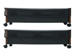 Sacos de Armazenamento SucceBuy sob a Cama com Rodinhas Traváveis, Organizador de Sapatos sob a Cama 2 Peças de 65 x 46 x 18 cm, Caixa de Armazenamento^ Acessórios De Arrumação
