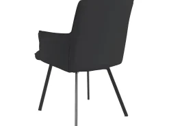 Online Loft24 Sally | Cadeirão PU , Conjunto de 2 Preto