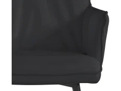 Online Loft24 Sally | Cadeirão PU , Conjunto de 2 Preto
