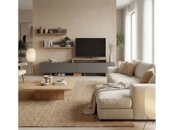 duehome Salón Bender Gris Grafito - Alpino Cinzento