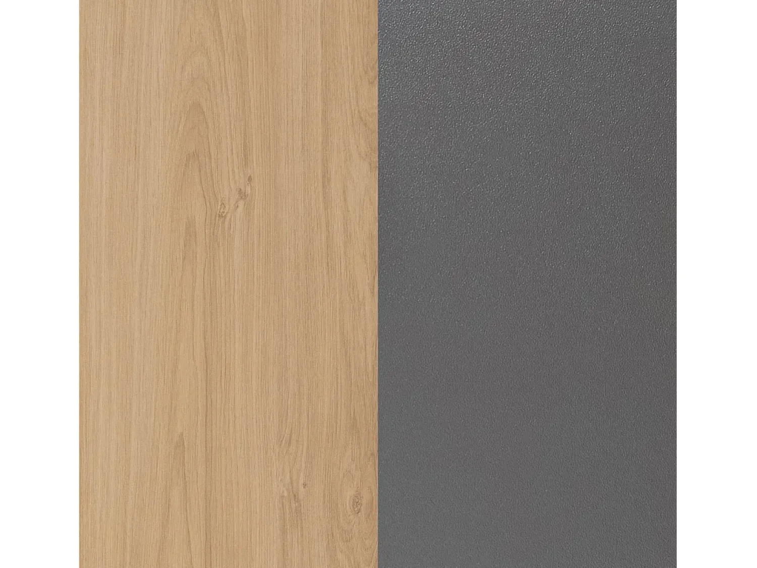 Clearance duehome Salão Aros Tofe - Gris Grafito Preto / Natural claro