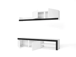 Online Skraut Home Salão Idem "Blanco", /Preto, 200x40x180cm Branco