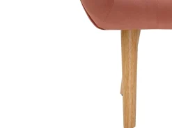 Sale Loft24 Sami | Poltrona em veludo rosa Vermelho