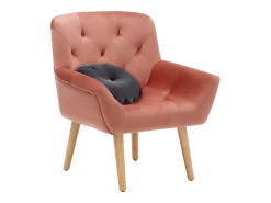 Sale Loft24 Sami | Poltrona em veludo rosa Vermelho