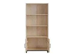 Biblioteca|Loft24 Santo | Estante Preto Branco