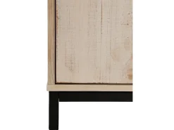Biblioteca|Loft24 Santo | Estante Preto Branco