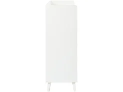 Móvel De Arrumação|Sapateira|Merax Sapateira - 120 x 35 x 99 cm - com 4 portas e 1 gaveta + prateleira ajustável - amplo espaço de armazenamento - aglomerado - Branco