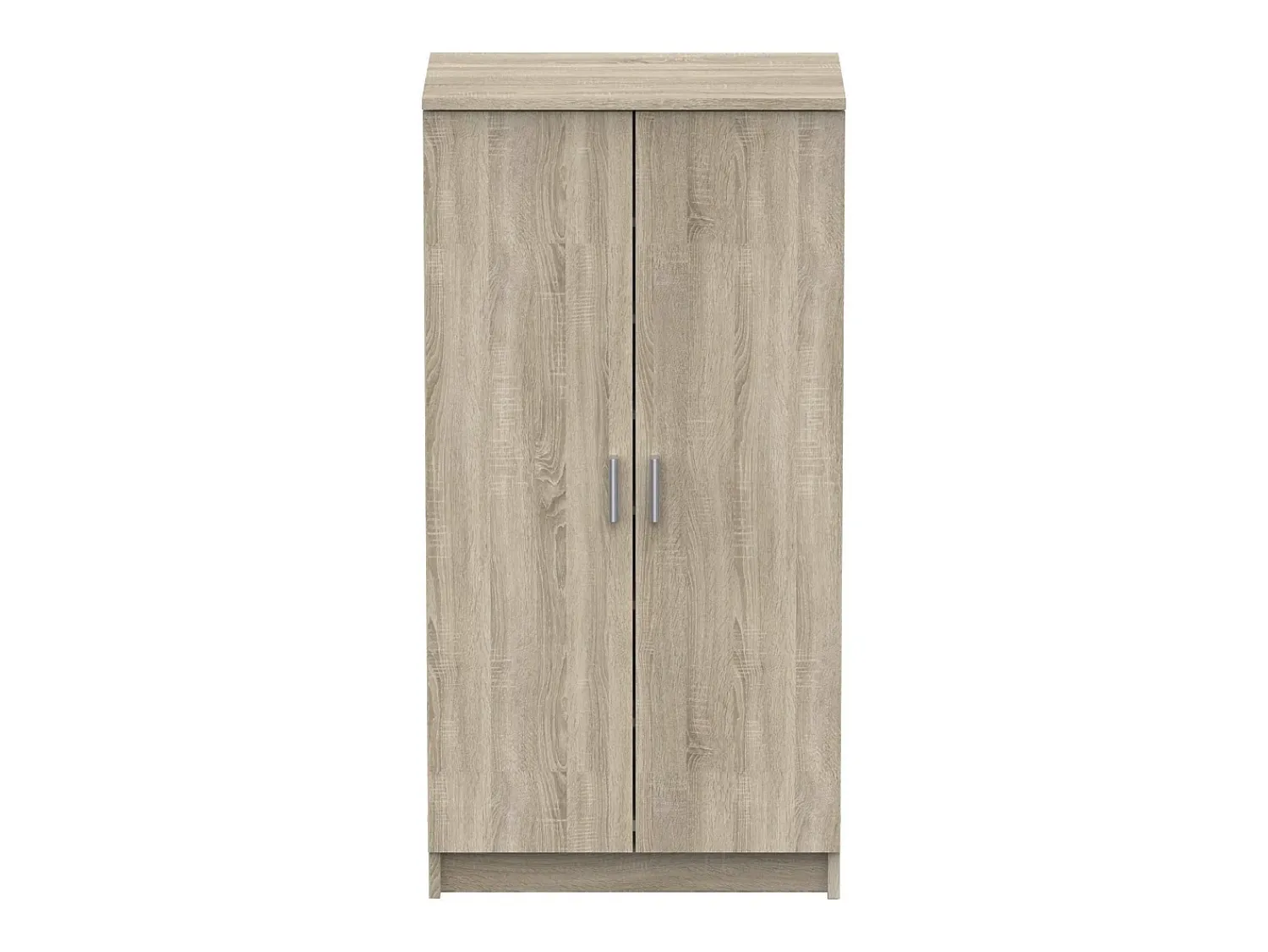Móvel De Arrumação|Sapateira*Dmora Sapateira 0, Armário multifuncional, Armário de arrumação com prateleiras, Sapateira com duas portas e 6 prateleiras, 55x36h108 cm, Carvalho Castanho