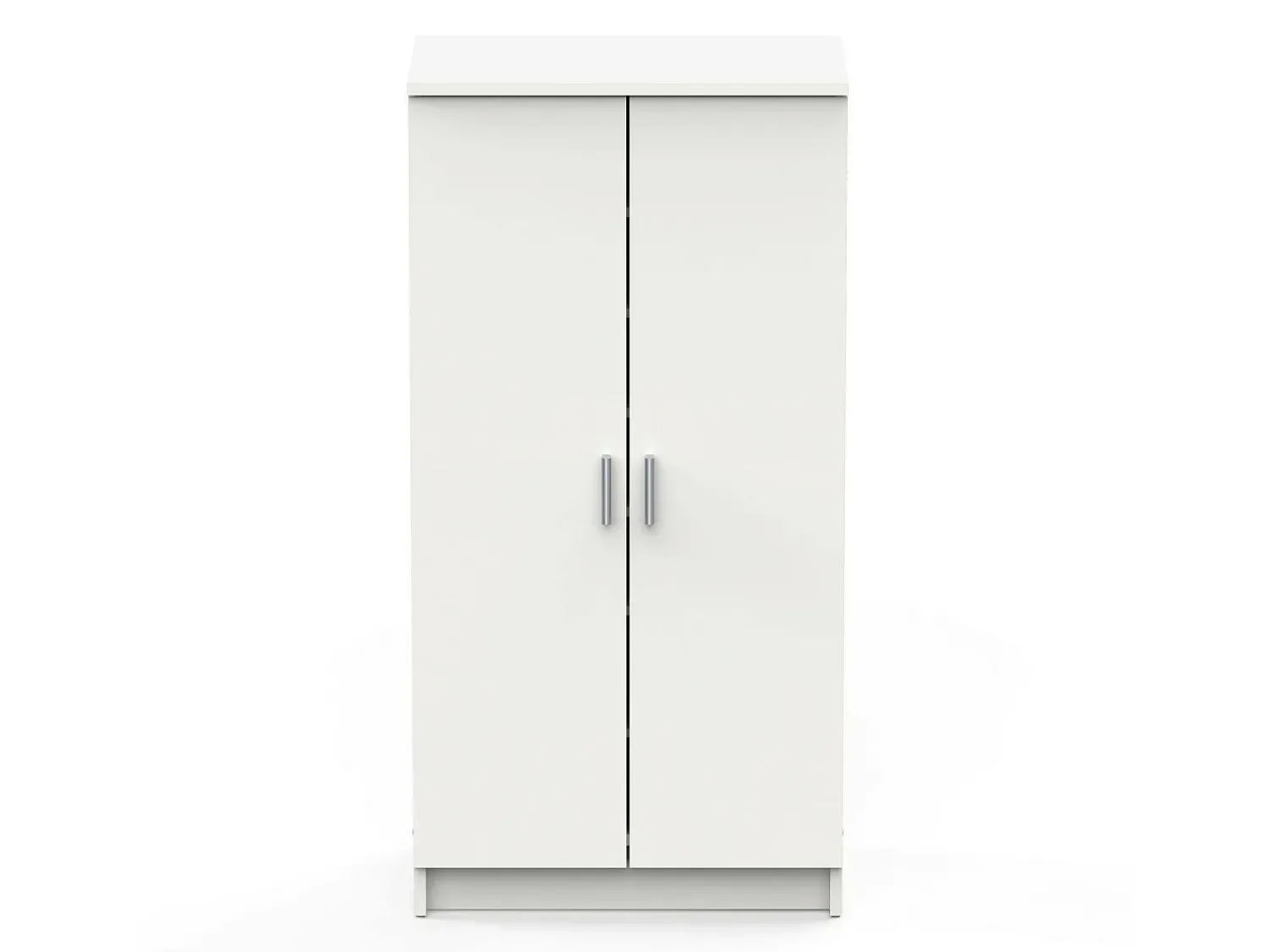 Móvel De Arrumação|Sapateira|Dmora Sapateira 0, Armário multifuncional, Armário de arrumação com prateleiras, Sapateira com duas portas e 6 prateleiras, 55x36h108 cm, Branco