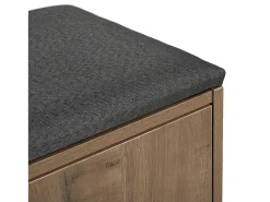 Móvel De Arrumação|Sapateira|ModernLuxe Sapateira - com banco e 4 portas - Castanho