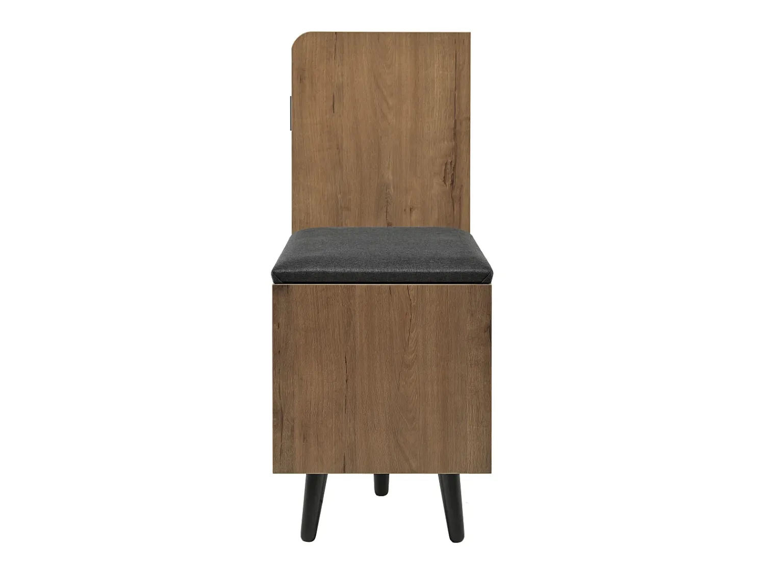 Móvel De Arrumação|Sapateira|ModernLuxe Sapateira - com banco e 4 portas - Castanho