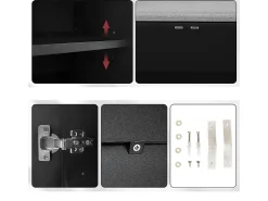 ModernLuxe Sapateira - com banco e 3 portas -^ Móvel De Arrumação|Sapateira