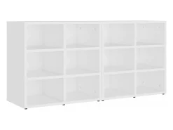 vidaxl Sapateira 2 pcs 52,5x30x50 cm^ Móvel De Arrumação|Sapateira