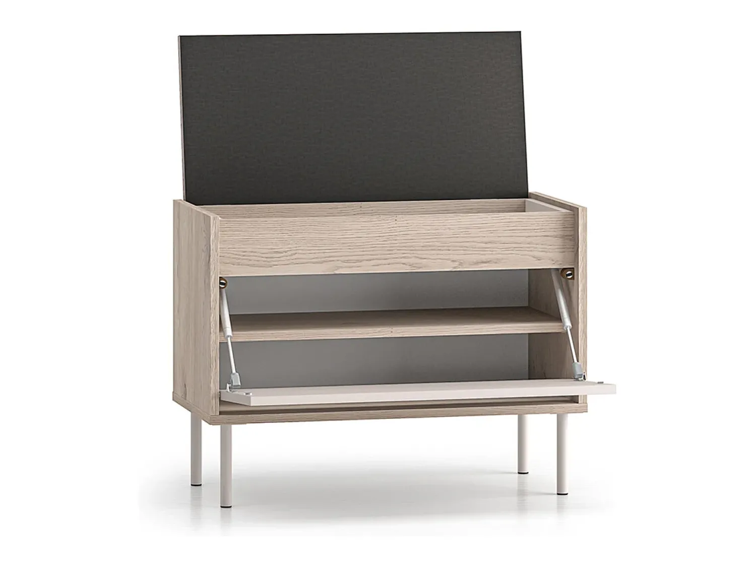 Petits-Meubles Sapateira 1 porta Alos caxemira e madeira 55cm^ Móvel De Arrumação|Sapateira