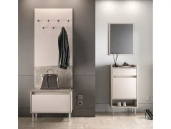 Petits-Meubles Sapateira 1 porta Alos caxemira e madeira 55cm^ Móvel De Arrumação|Sapateira