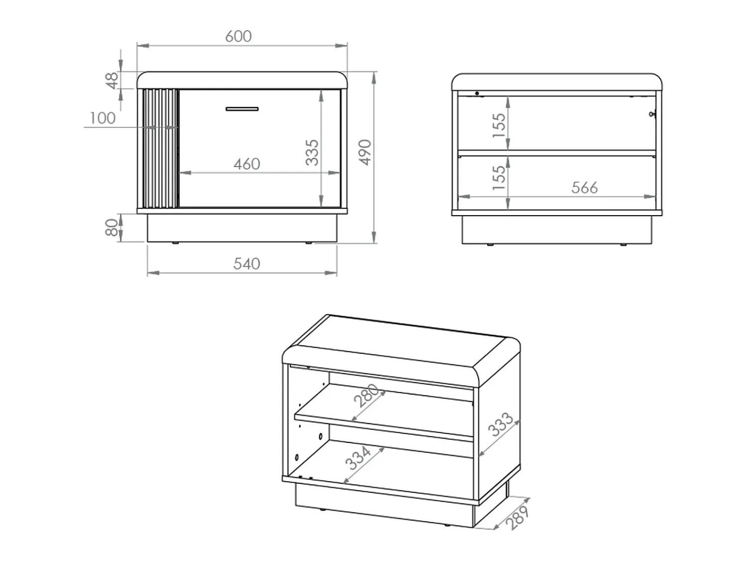 Petits-Meubles Sapateira 1 porta Nilo madeira 49cm^ Móvel De Arrumação|Sapateira