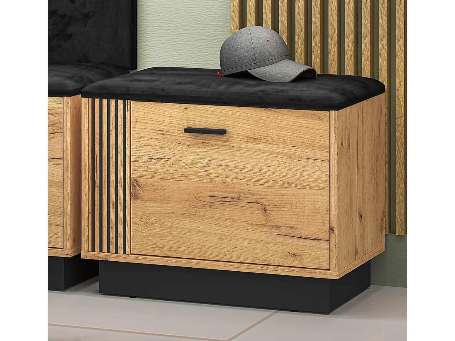Petits-Meubles Sapateira 1 porta Nilo madeira 49cm^ Móvel De Arrumação|Sapateira
