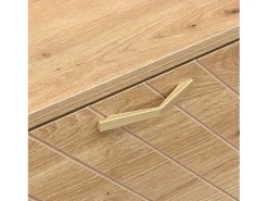 Móvel De Arrumação|Sapateira*Merax Sapateira 4 portas - 108,5 x 24 x 100 cm - para entrada e corredor - MDF - natural Natural claro