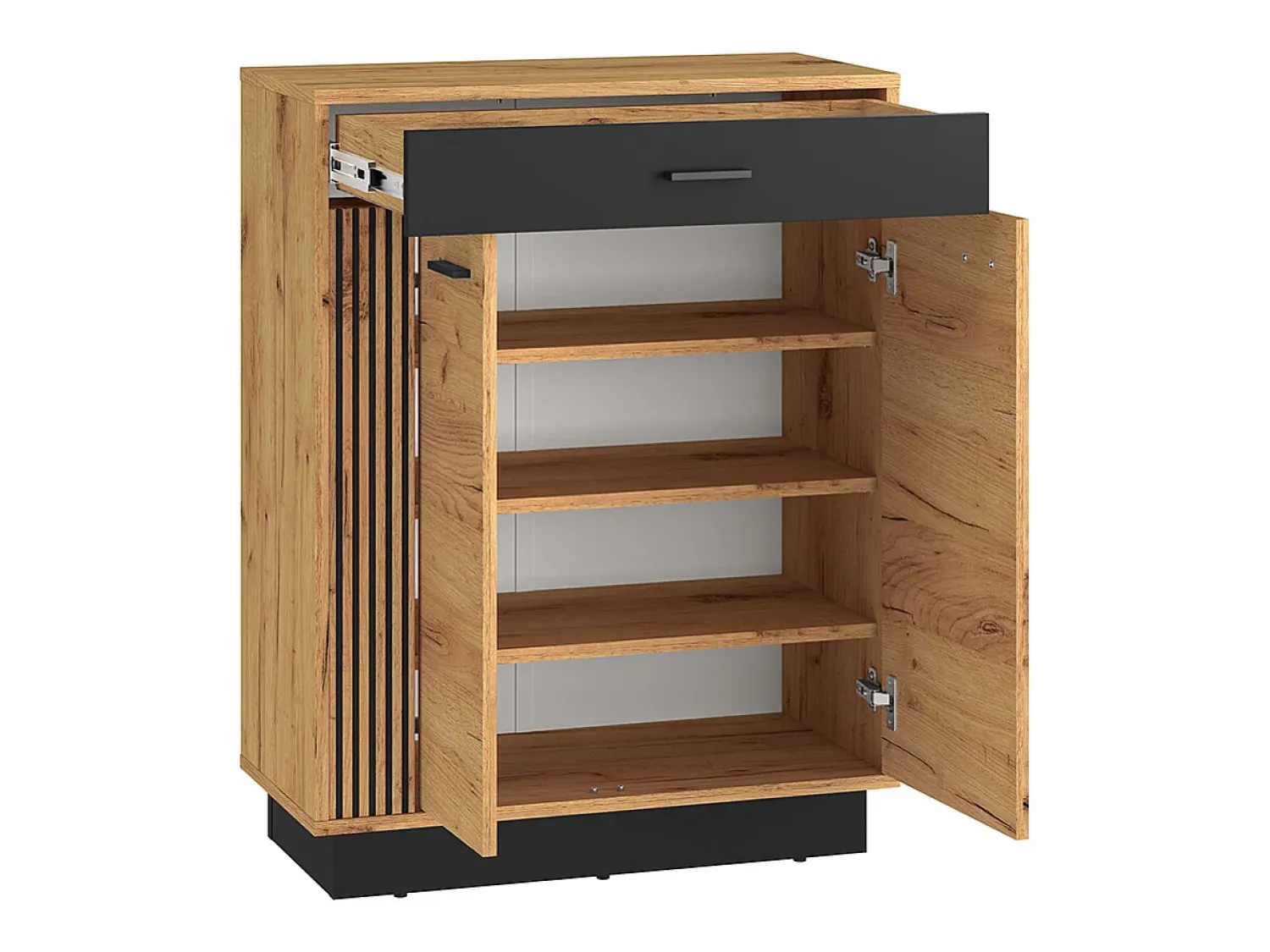 Móvel De Arrumação|Sapateira*Petits-Meubles Sapateira 2 portas 1 gaveta Nilo madeira 91cm Natural claro