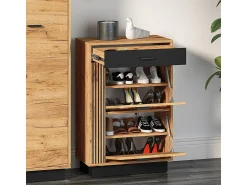 Móvel De Arrumação|Sapateira|Petits-Meubles Sapateira 2 portas 1 gaveta Nilo madeira 91cm Natural claro