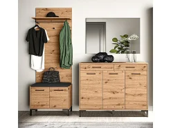 Móvel De Arrumação|Sapateira*Petits-Meubles Sapateira 2 portas Liora madeira 54cm Natural claro