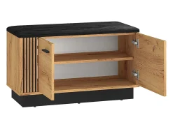 Discount Petits-Meubles Sapateira 2 portas Nilo madeira 49cm Natural claro
