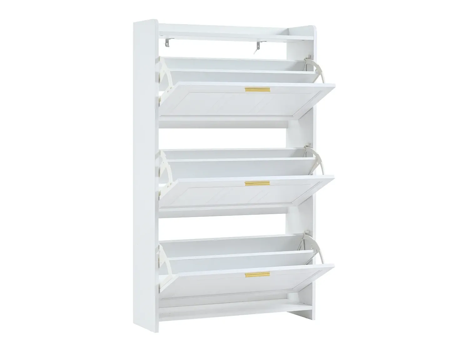 Outlet Hauss Spole Sapateira 70 x 24 x 120 cm com 6 compartimentos - Branca Branco