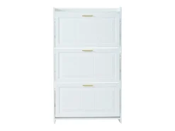 Outlet Hauss Spole Sapateira 70 x 24 x 120 cm com 6 compartimentos - Branca Branco
