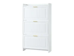 Outlet Hauss Spole Sapateira 70 x 24 x 120 cm com 6 compartimentos - Branca Branco