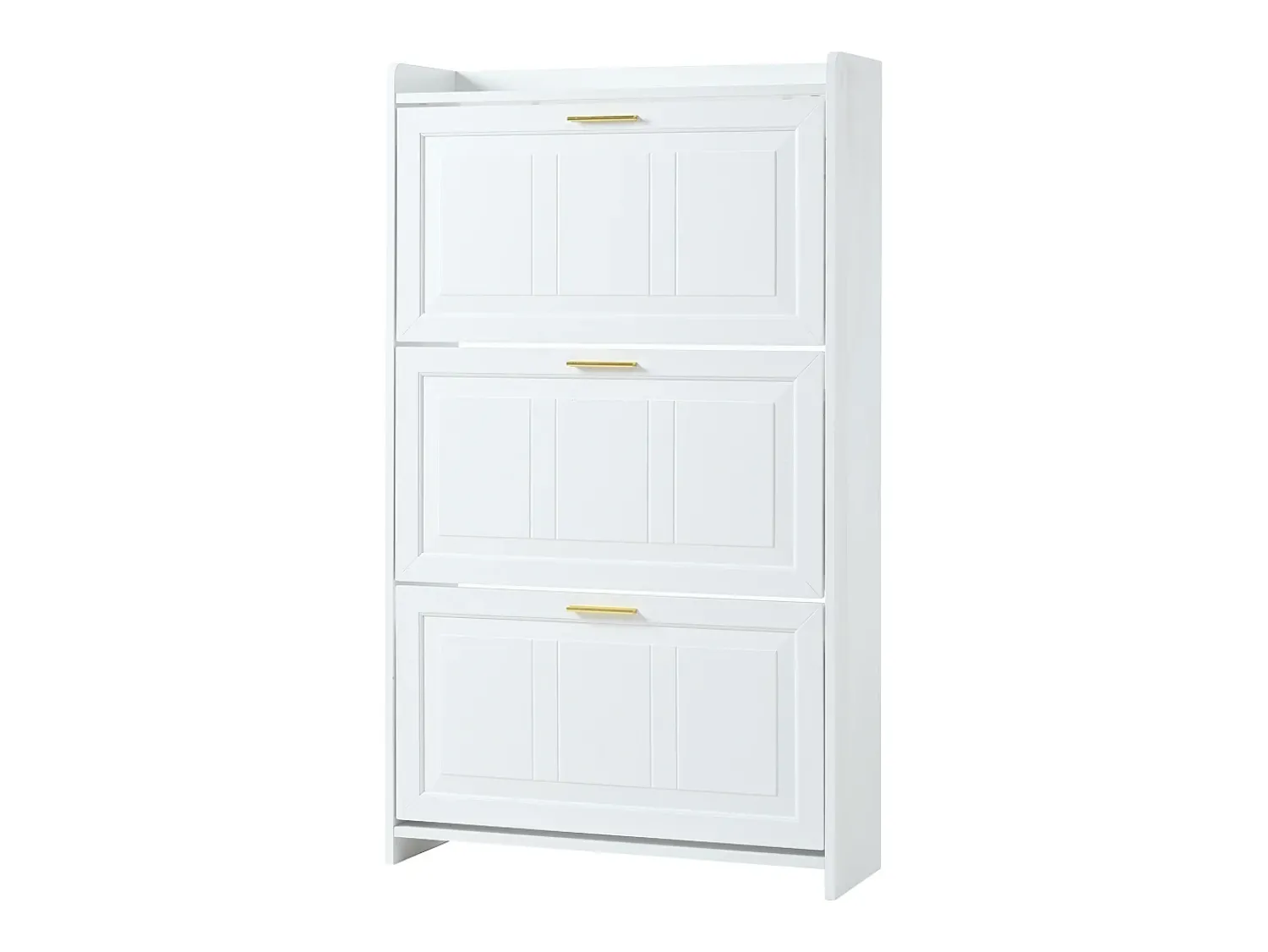 Outlet Hauss Spole Sapateira 70 x 24 x 120 cm com 6 compartimentos - Branca Branco