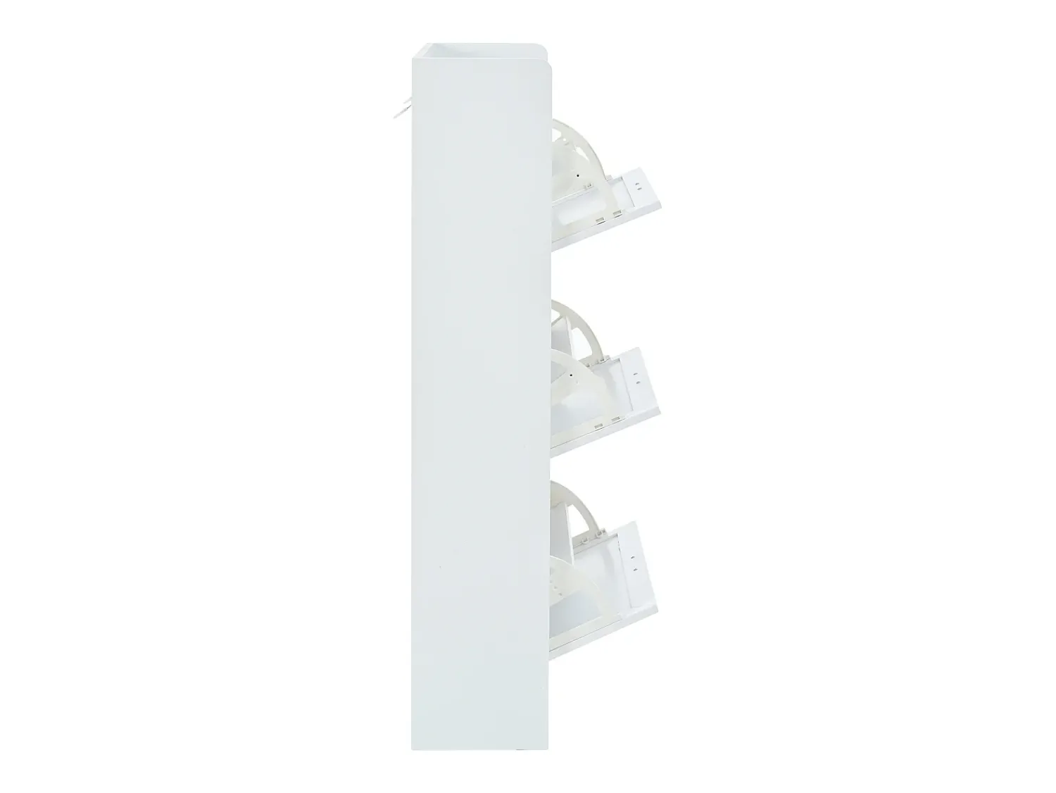 Outlet Hauss Spole Sapateira 70 x 24 x 120 cm com 6 compartimentos - Branca Branco