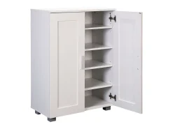 Sapateira baixa moderna Naples fosco 61x84x34 cm para quartos^ Móvel De Arrumação|Sapateira