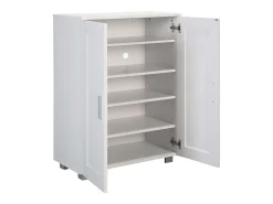 Sapateira baixa moderna Naples fosco 61x84x34 cm para quartos^ Móvel De Arrumação|Sapateira