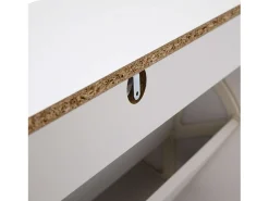 Móvel De Arrumação|Sapateira| Sapateira branca Anzio com 3 portas dobráveis, melamina, 129x80x24 cm Branco