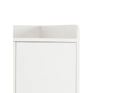 Móvel De Arrumação|Sapateira|Hauss Spole Sapateira branca com 1 gaveta e 3 portas, prateleiras reguláveis, 90x35x99 cm Branco