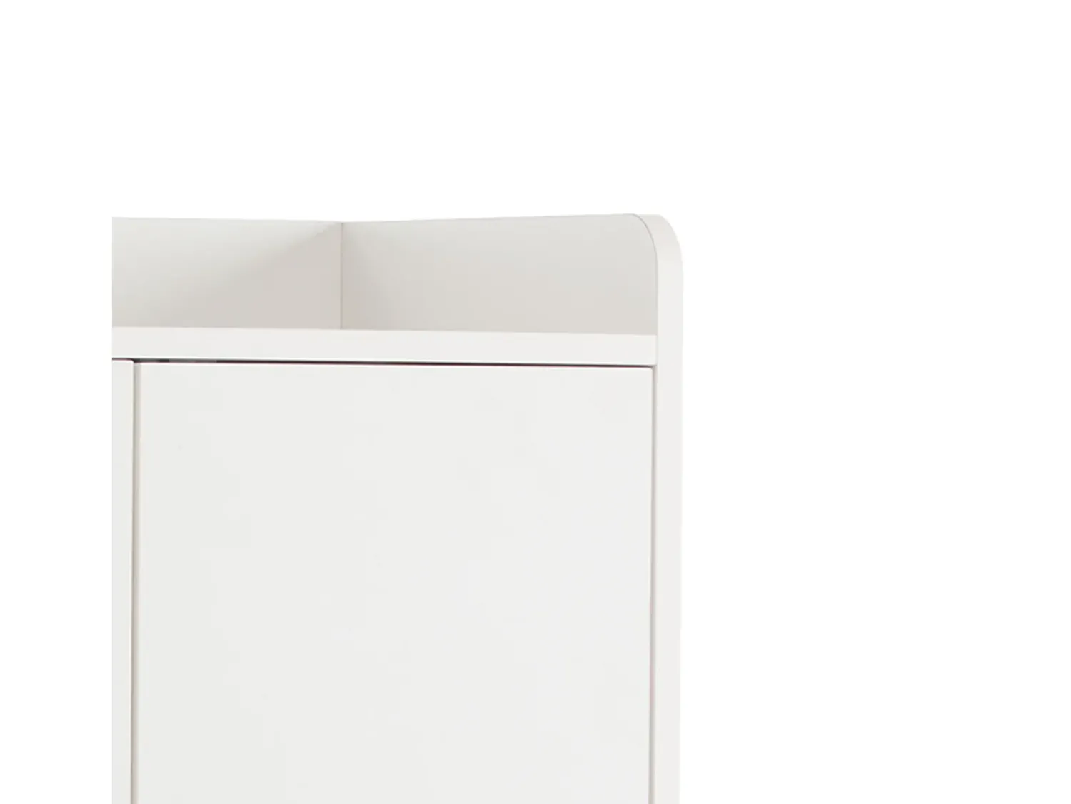 Móvel De Arrumação|Sapateira|Hauss Spole Sapateira branca com 1 gaveta e 3 portas, prateleiras reguláveis, 90x35x99 cm Branco