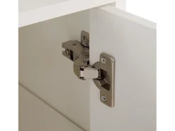 Móvel De Arrumação|Sapateira|Hauss Spole Sapateira branca com 1 gaveta e 3 portas, prateleiras reguláveis, 90x35x99 cm Branco